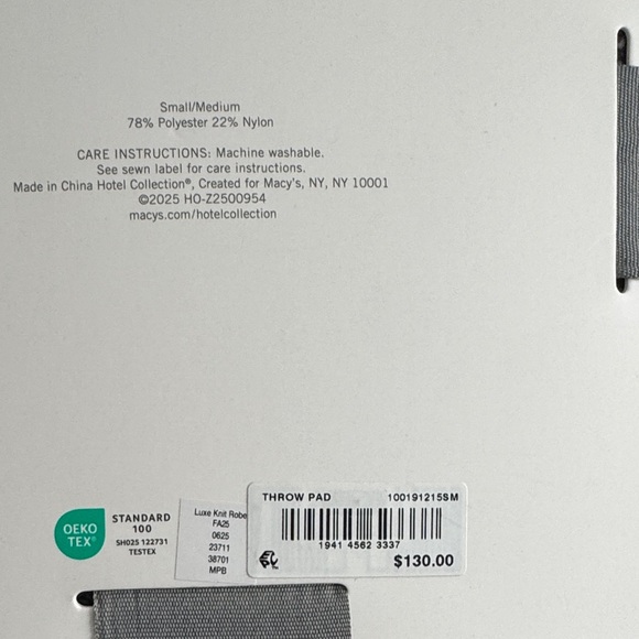 Luxe Knit Robe-Hotel Collections - Picture 2 of 4